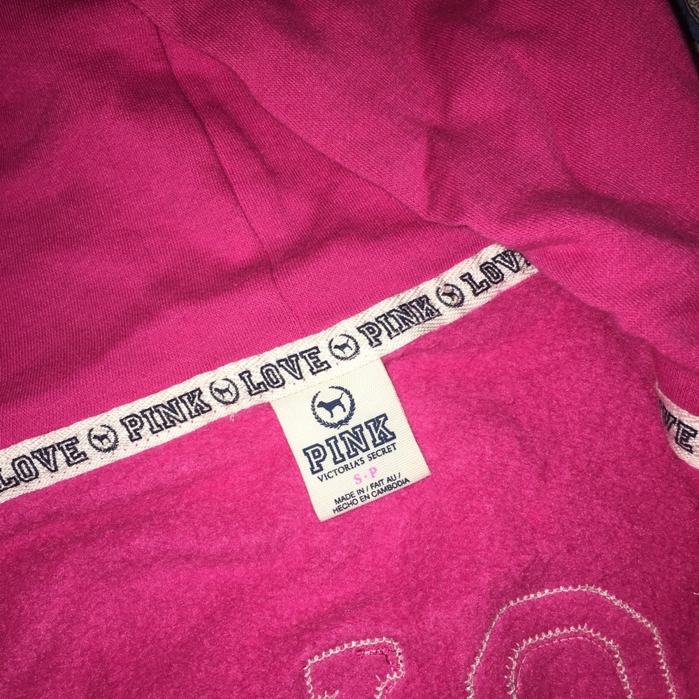 VS Pink Zip-Up Sweatshirt
